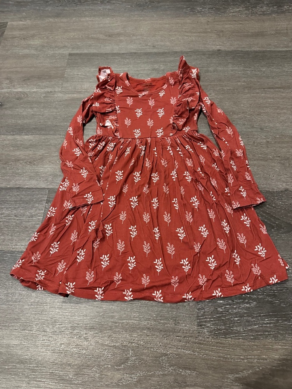 Baby Sprouts size 5 Bamboo Winter Dress